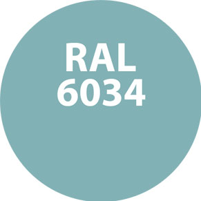 Pastelkleuren RAL 6034 Pastelturquoise