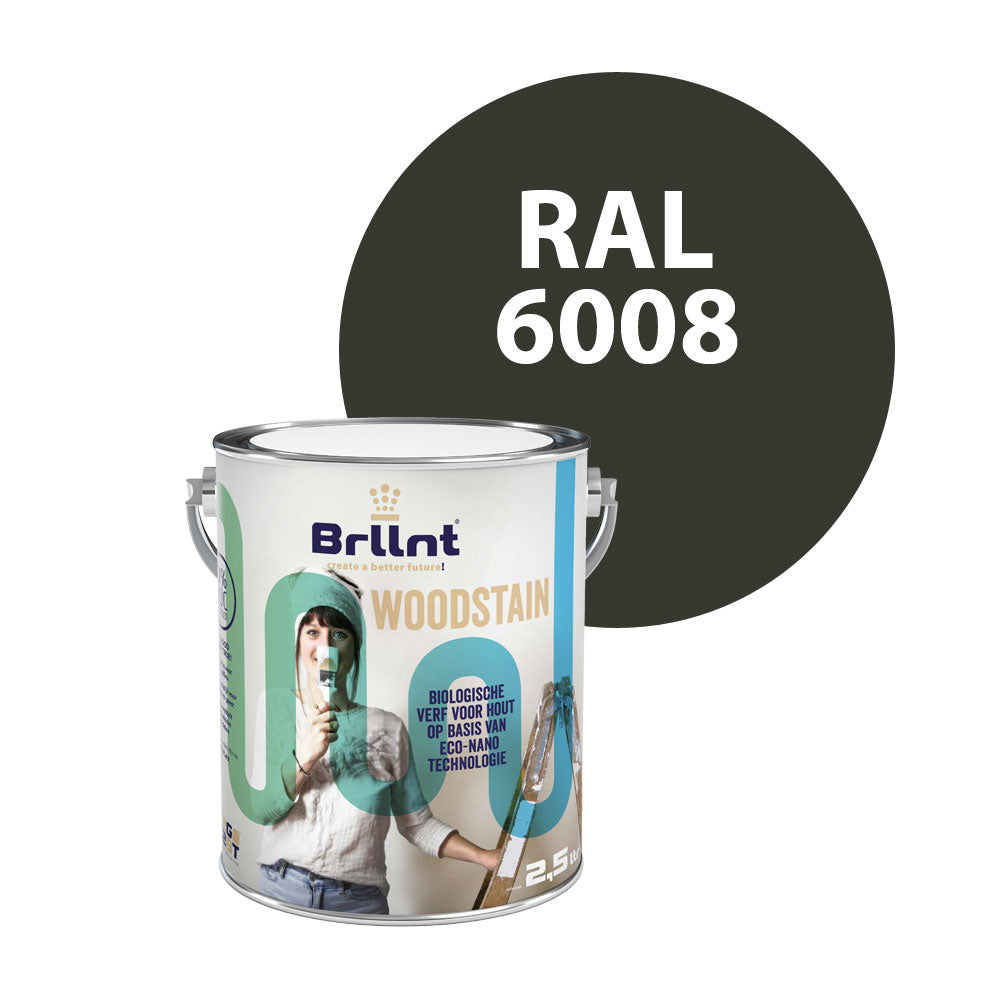 Houtbeits RAL 6008 Bruingroen