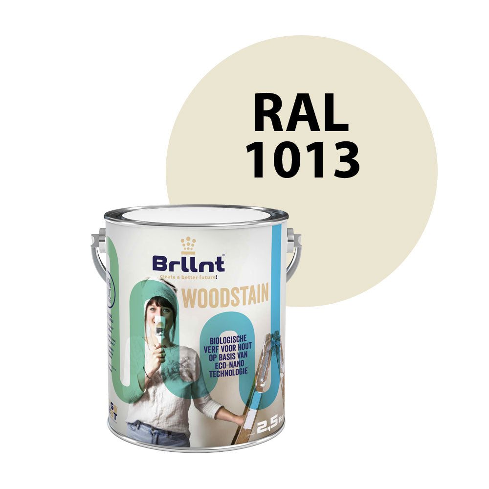 Houtbeits RAL 1013 Parelwit