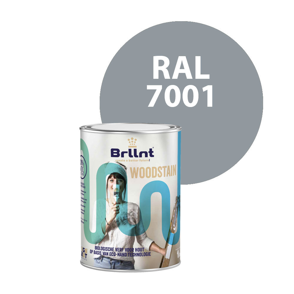 Houtbeits RAL 7001