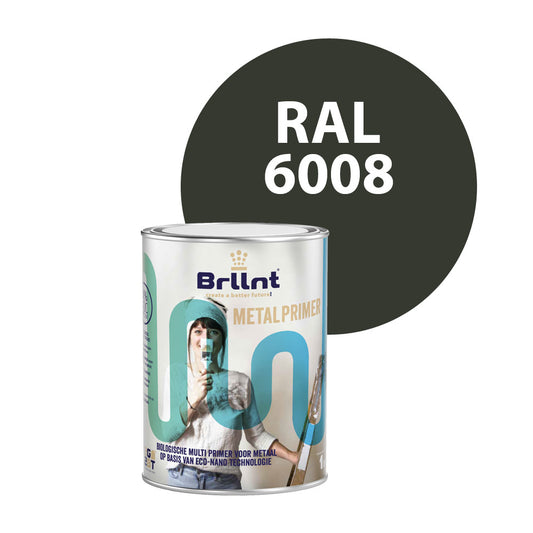Metaal primer RAL 6008 Bruingroen