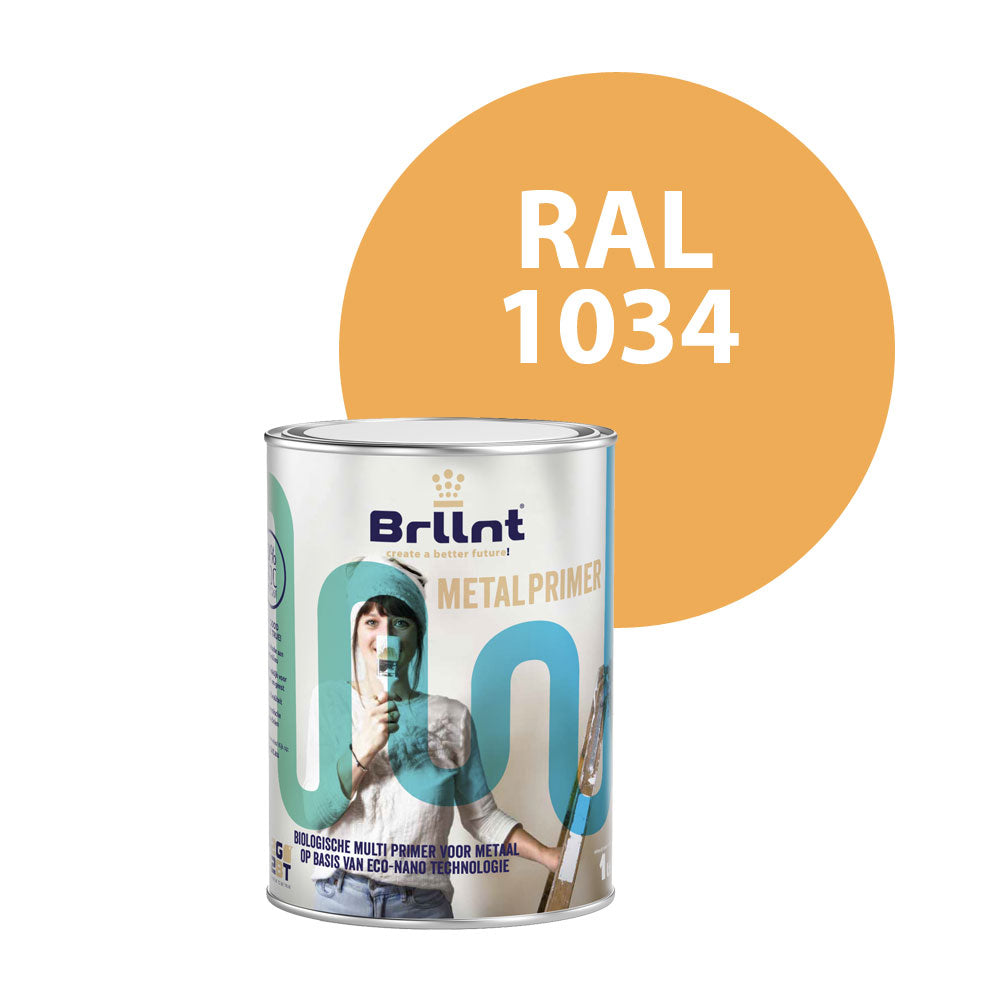 Metaal primer RAL 1034 Pastelgeel