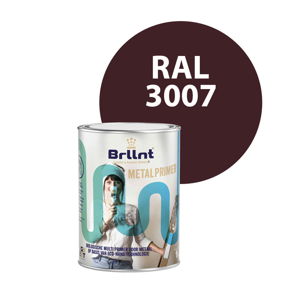 Metaal primer RAL 3007 Zwartrood