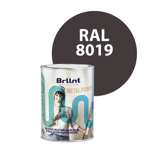 Metaal primer RAL 8019 Grijsbruin